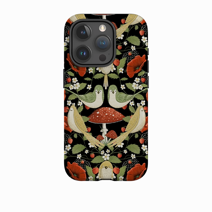 iPhone Case - Red Poppies By Maja Lindberg Soft Material