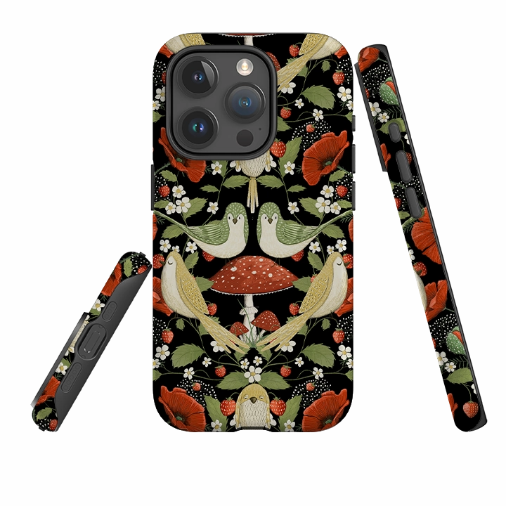 Fashion Edge Sport Inspired iPhone Case - Red Poppies By Maja Lindberg