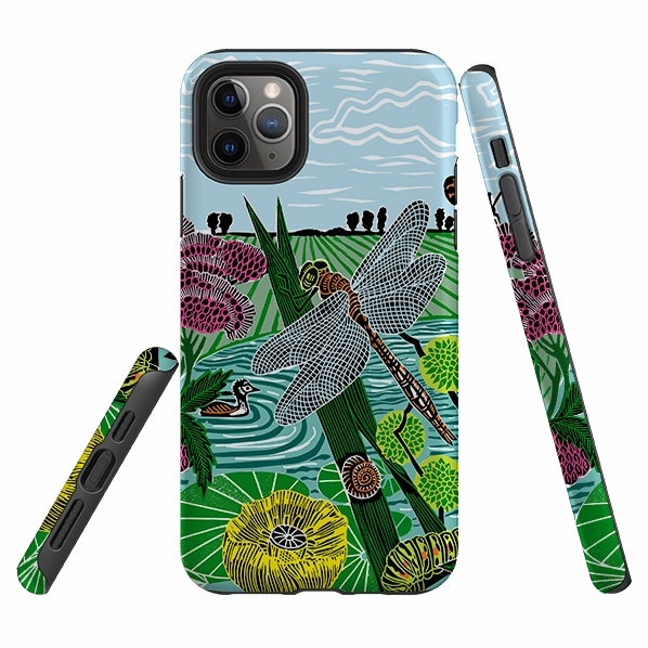 Ultra light Stylish Touch iPhone Tough Case - Pond By Kate Heiss