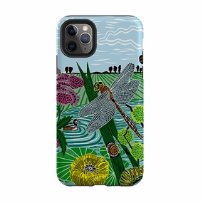 iPhone Tough Case - Pond By Kate Heiss Classic Frame