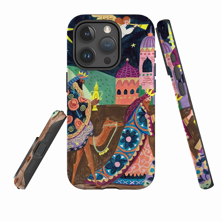 iPhone Tough Case - Wisemen By Caroline Bonne Muller Premium Texture Design