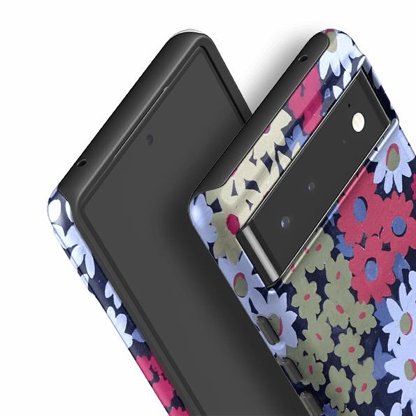 clean design Google Tough Case -  Sandpiper Floral By Sarah Campbell