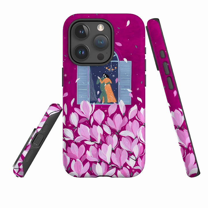 iPhone Tough Case - The Dance Lesson By Madalina Andronic Modern Pattern Layer Textured Grip