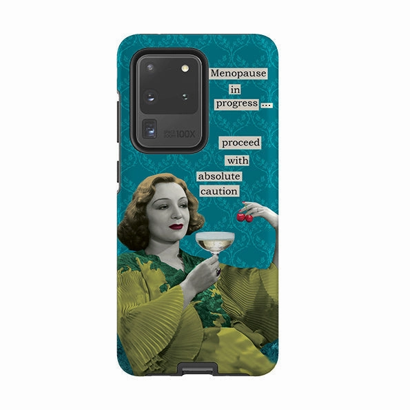 Samsung Tough Case - Menopause In Progress By Clare Jordan Trendy Texture Finish