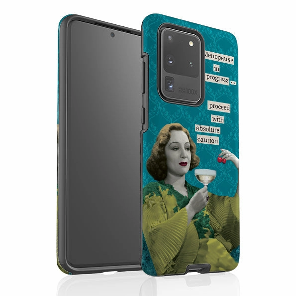 Matte Coating Samsung Tough Case - Menopause In Progress By Clare Jordan