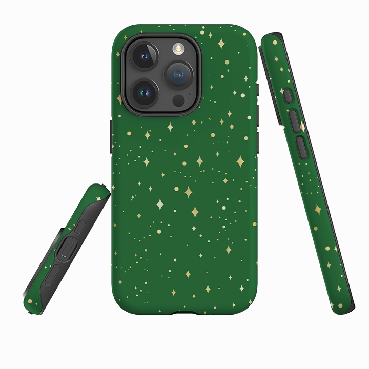 iPhone Tough Case - Green Cosmos Flexible Shell