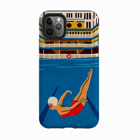 Portable Shield iPhone Tough Case - Piscine Molitor By Paul Thurlby