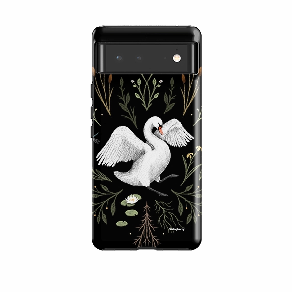 Google Tough Case -  Swan By Anna Stead Outdoor Use