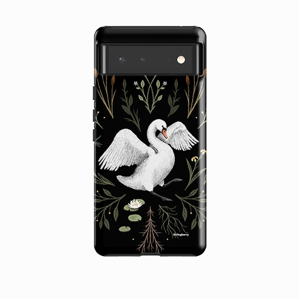 Compact Feel Google Tough Case -  Swan By Anna Stead