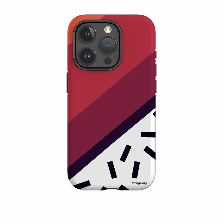 Luxury Texture Minimal Touch iPhone Tough Case - Fresno Chroma