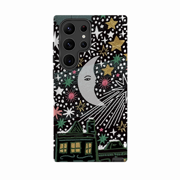 Samsung Tough Case - Night Before Xmas I By Emma Frances Grant Comfort Layer Texture