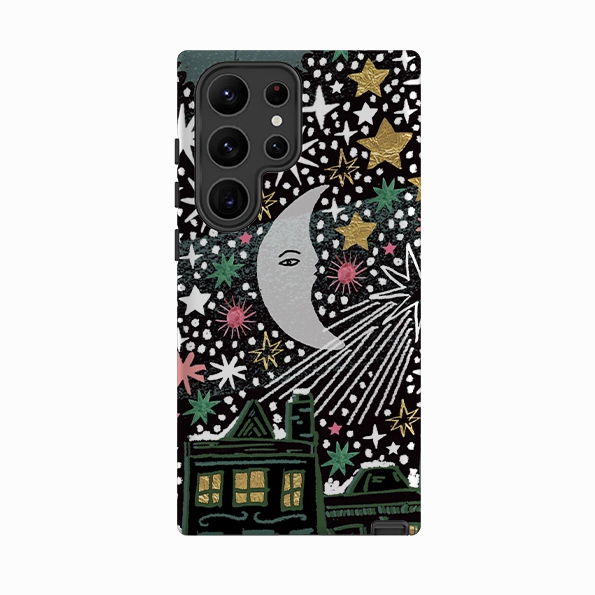 Sleek Edge Design Samsung Tough Case - Night Before Xmas I By Emma Frances Grant