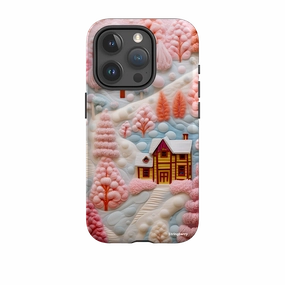 iPhone Tough Case - Embroidery Christmas Grip Control