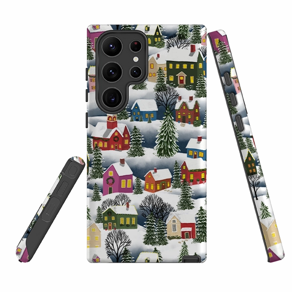 Samsung Tough Case - Advent Street Town By Abby Jacobs Soft Edge Vivid Gradient