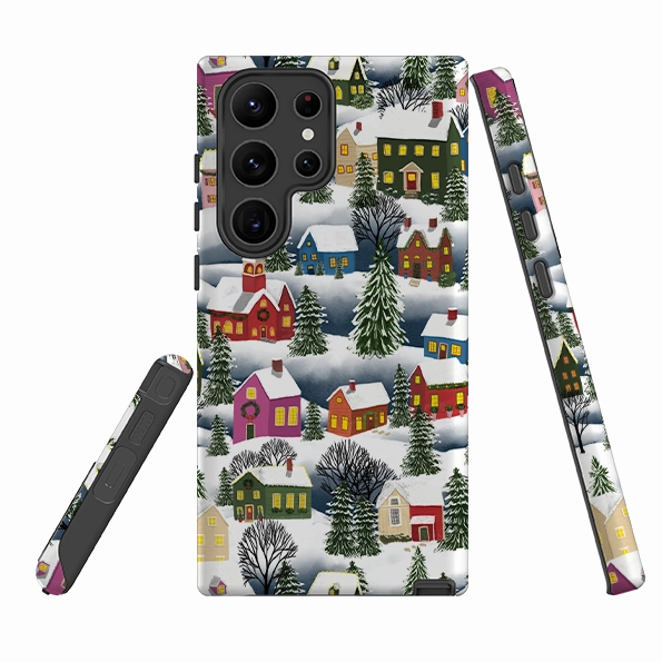 Samsung Tough Case - Advent Street Town By Abby Jacobs Futuristic style