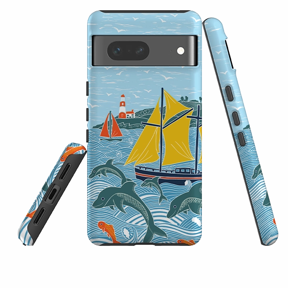 Office use Google Tough  Case - Dolphins By Kate Heiss