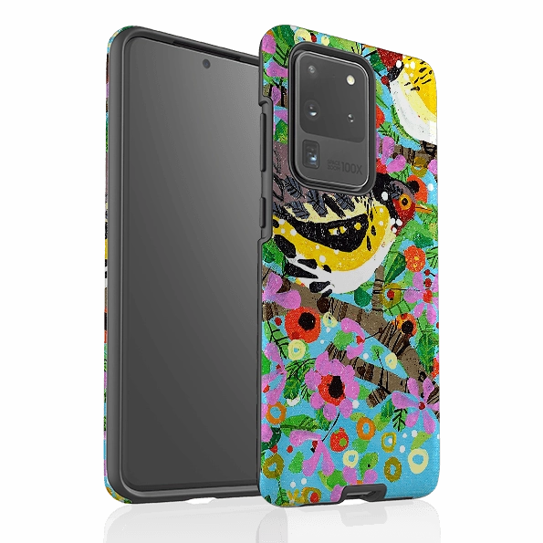 Portable Protection Samsung Tough Case - Finches By Claire West