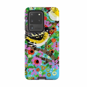 Samsung Tough Case - Finches By Claire West Vivid Gradient