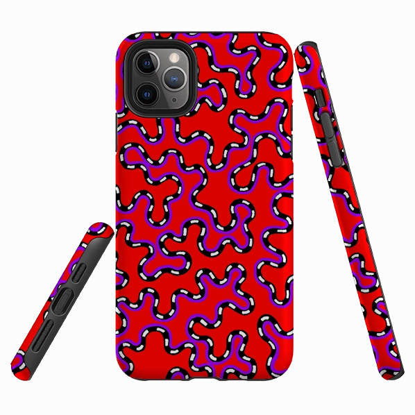 iPhone Tough Case - Vermicular By Cressida Bell Ultra Slim