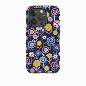 iPhone Tough Case - Summer Garden II By Ali Brookes Lightweight Shell Luxury Edge Texture