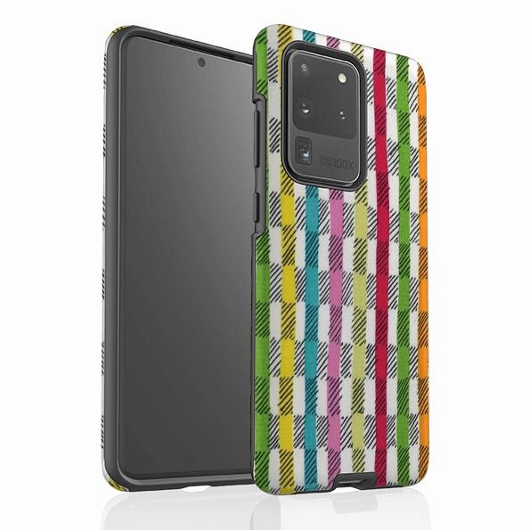 Samsung Tough Case - Twill By Sarah Campbell Stylish Aesthetic Compact Frame
