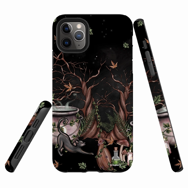iPhone Tough Case - Cauldron Nights Stylish Surface Design Matte Design Texture