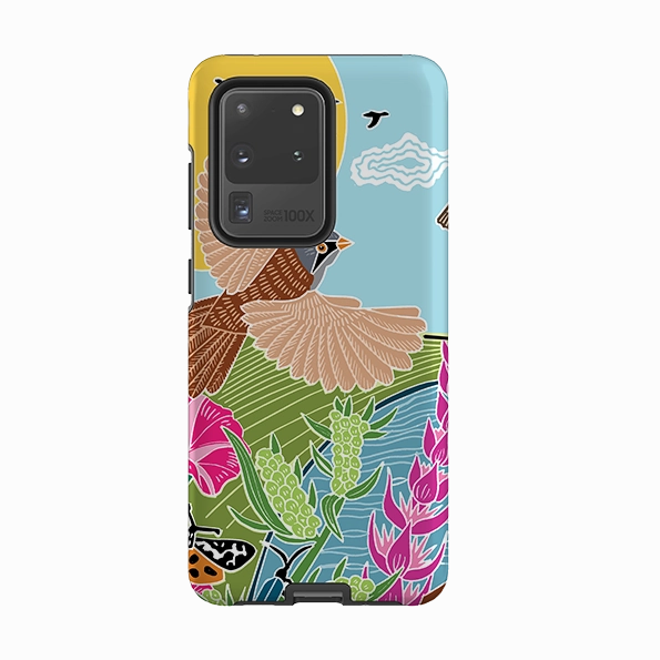 Samsung Tough Case - Bearded Tits By Kate Heiss Tough Frame