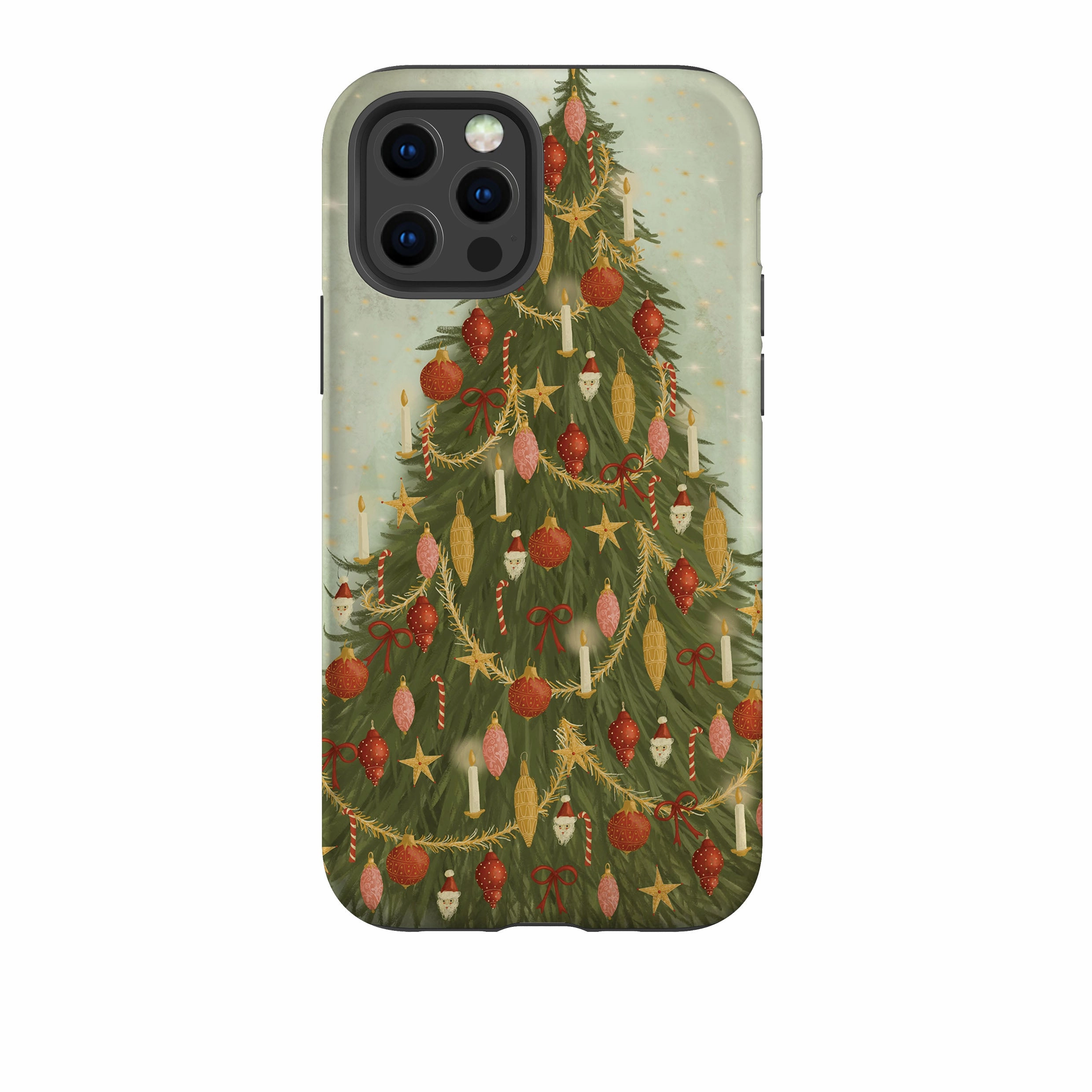 Flexible structure iPhone Tough Case - Christmas Tree By Maja Lindberg