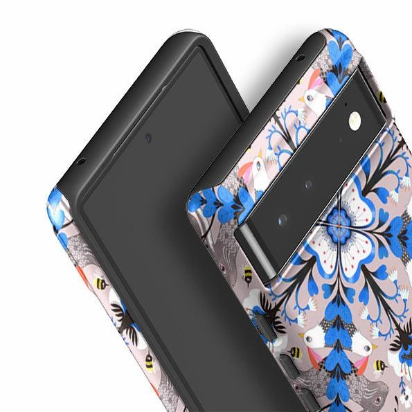 Comfort Pattern Texture Google Tough Case -  Flora And Fauna By Mia Underwood