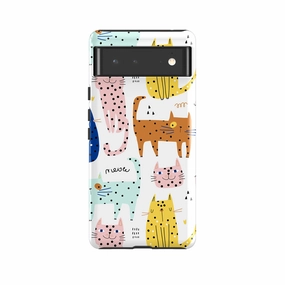 Google Tough Case -  Spotty Kitty Eco Friendly Hybrid Build Texture
