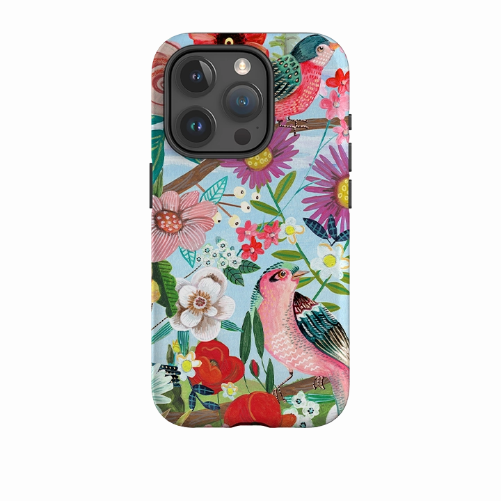 iPhone Tough Case - Birds By Caroline Bonne Muller Sleek Finish