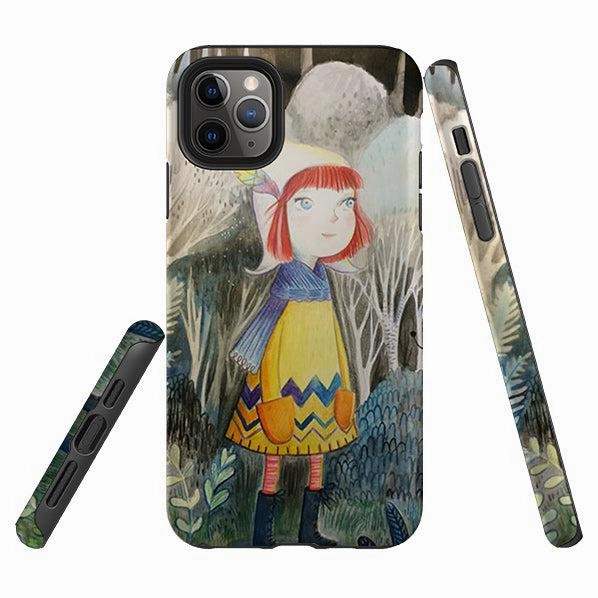 Soft Layer Resistant Layer iPhone Tough Case - Honeykeys Girl By Mia Underwood