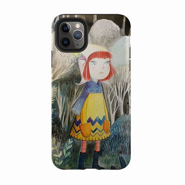 iPhone Tough Case - Honeykeys Girl By Mia Underwood Rugged Protection