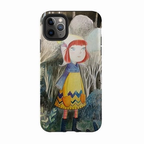 iPhone Tough Case - Honeykeys Girl By Mia Underwood Rugged Protection