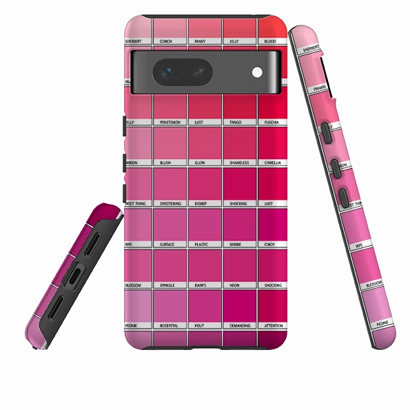 Google Tough Case -  Pink Chromology By Kitty Joseph Portable Grip