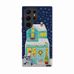 Ergonomic Texture Travel Essential Samsung Tough Case - Holiday House By Tracey English