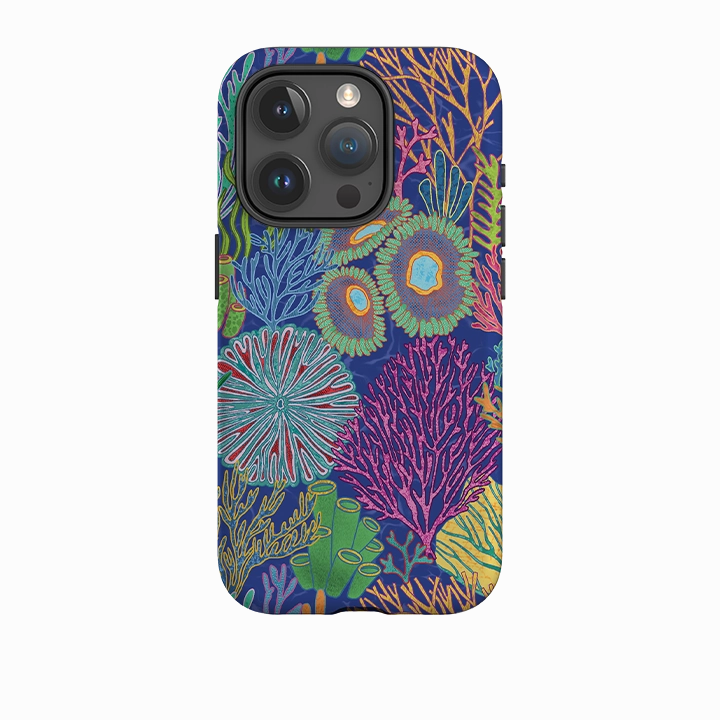 Casual Texture Practical Look iPhone Case - Coral II By Natalie Pedetti Prack