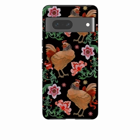 Polished Look Google Tough  Case - Three French Hens By Maria Matos