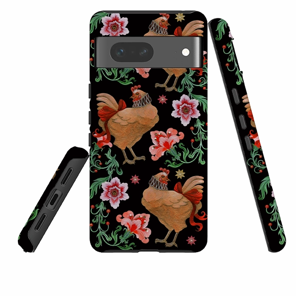 Google Tough  Case - Three French Hens By Maria Matos Outdoor Adventure