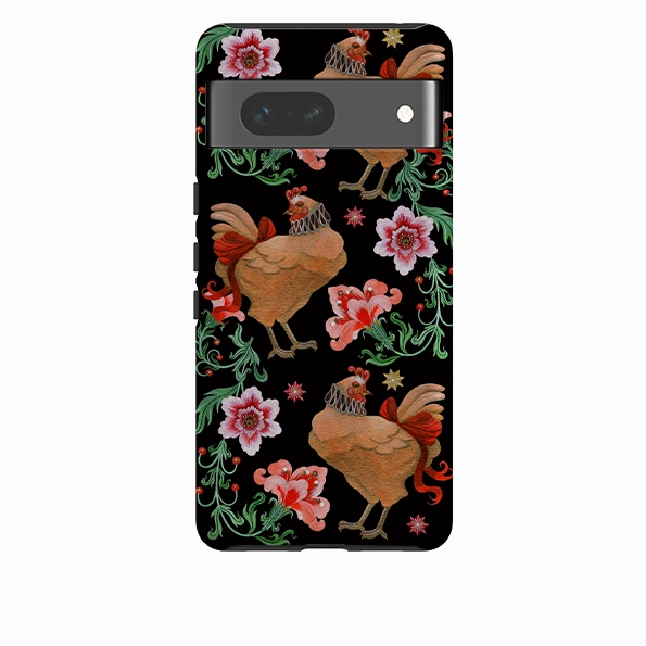 Google Tough  Case - Three French Hens By Maria Matos Clean Texture Modern Accent