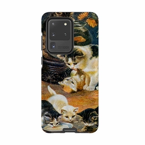 Stylish Cover Premium Craft Samsung Tough Case - A Frolicsome Family By Heritage