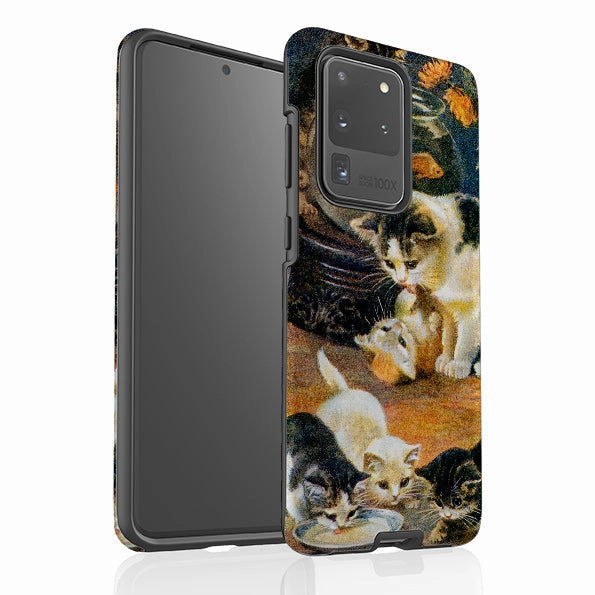 Samsung Tough Case - A Frolicsome Family By Heritage Smooth Pattern Durable Material