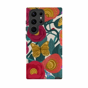 Samsung Tough  Case - Abundance III By Nina Pace Hand Feel Clear Pattern