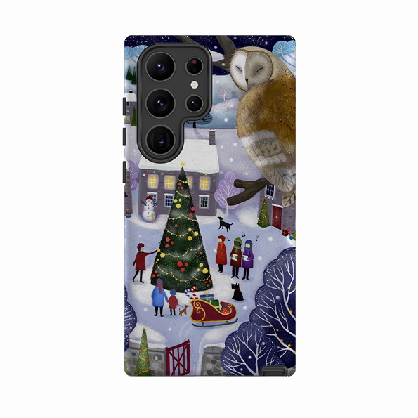 Samsung Tough Case - Advent Owl By Bex Parkin Impact shield