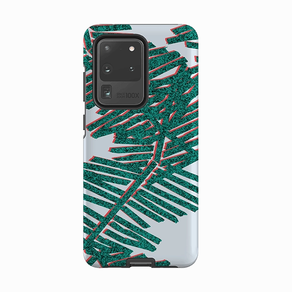 Luxury Pattern Glossy surface Samsung Tough Case - Afternoon Palm By Kitty Joseph