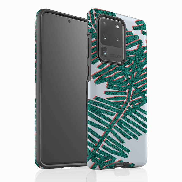 Luxury Detail Samsung Tough Case - Afternoon Palm By Kitty Joseph