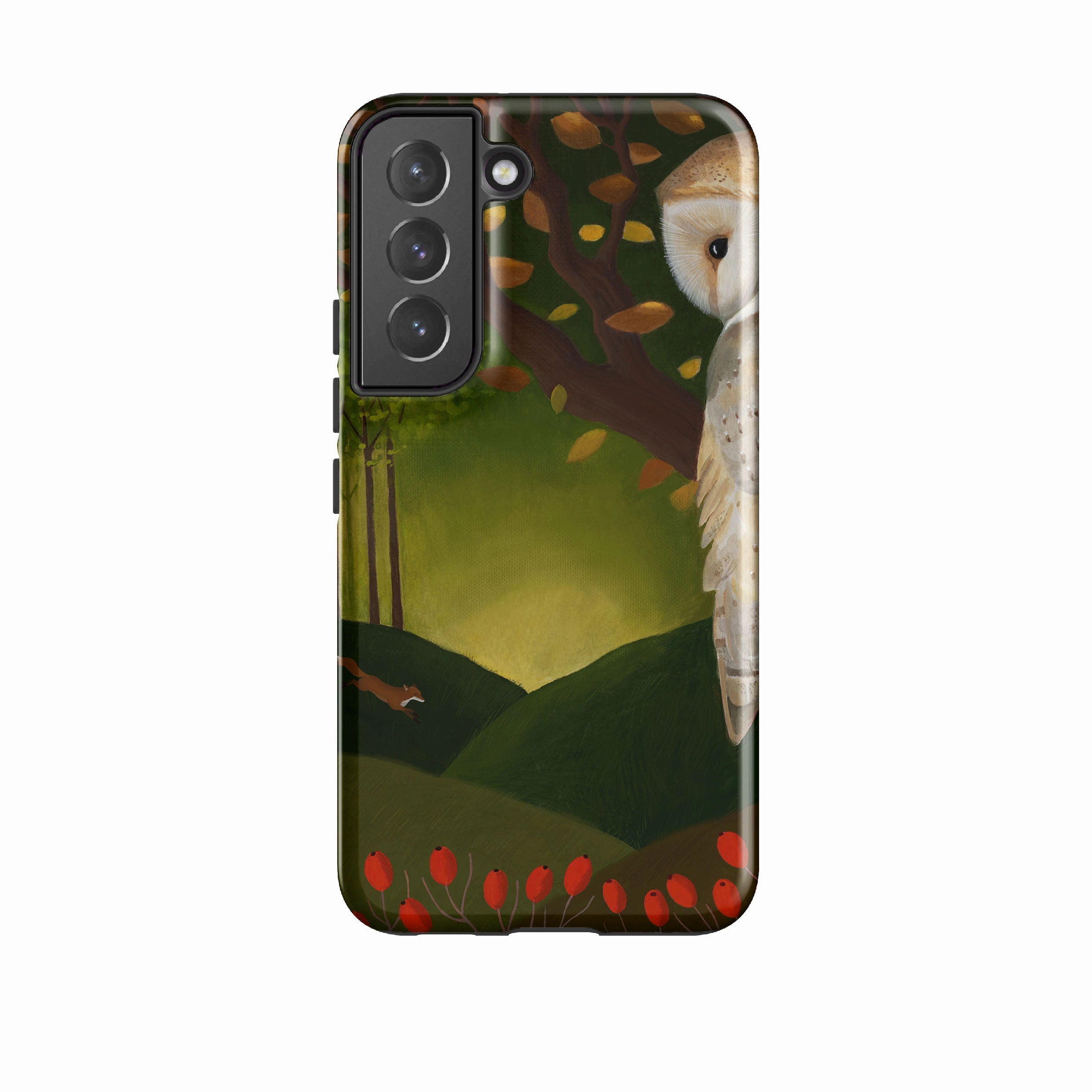 Samsung Tough Case - Autumn Owl And Fox By Bex Parkin Recyclable Material Grip Assist