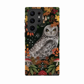 Samsung Tough Case - Autumn Owl By Bex Parkin Stylish Detail Layer