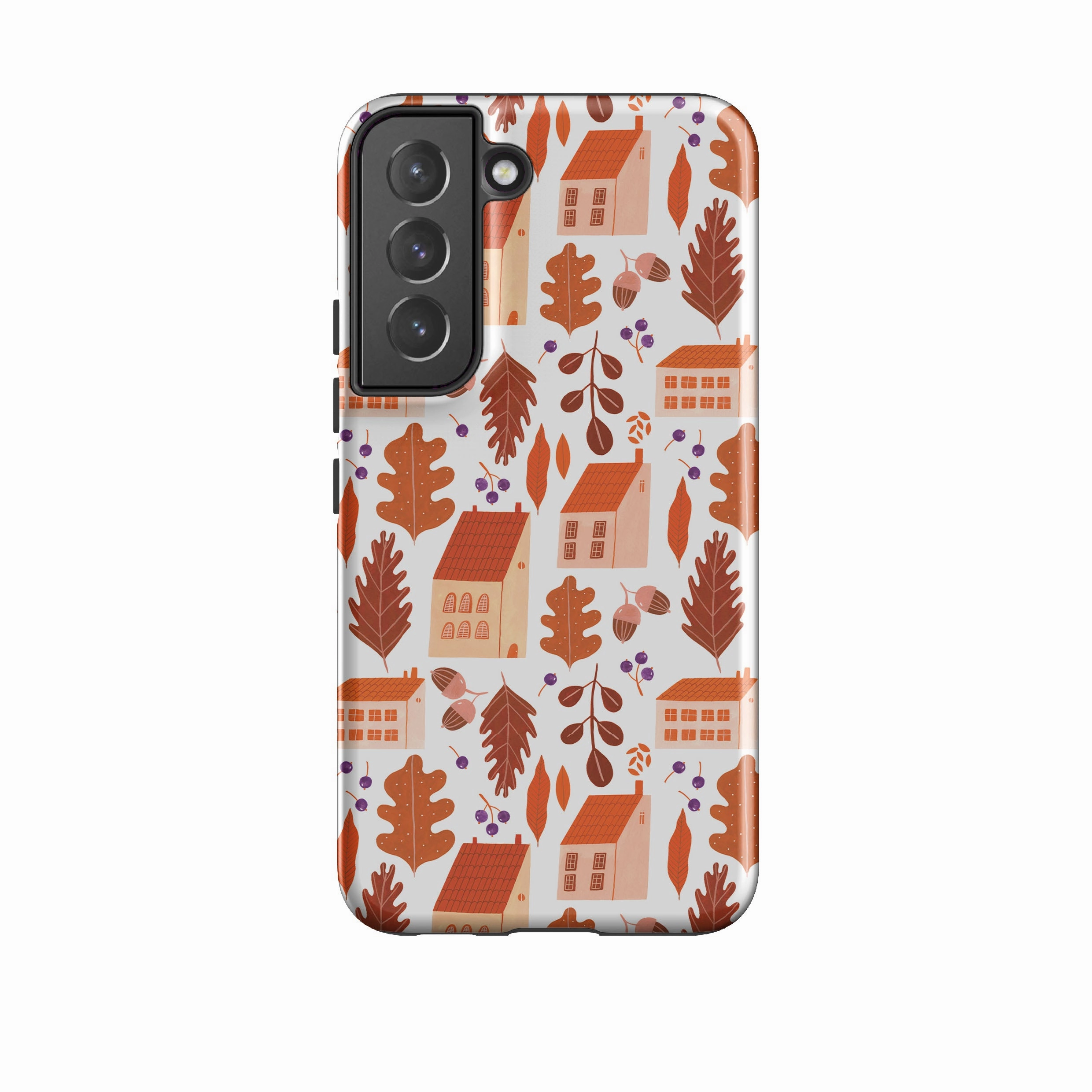 Durable Look Artistic Print Samsung Tough Case - Autumn Pattern By Madalina Andronic