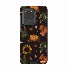 Clear Frame Samsung Tough Case - Autumn Pattern I By Anna Stead